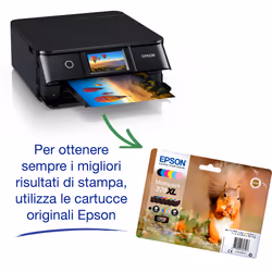 Epson Expression Photo XP-8700 stampante multifunzione fotografica A4, Wi-Fi Direct, display LCD 10,9 cm, stampa CD/DVD, App Smart Panel, 3 mesi di inchiostro incluso con ReadyPrint - Vista aggiuntiva 6