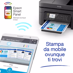 Epson WorkForce WF-2950DWF stampante multifunzione A4 getto d'inchiostro (stampa, scansione, copia), Display LCD 6.1cm, ADF, WiFi Direct, AirPrint, 3 mesi di inchiostro incluso con ReadyPrint - Vista aggiuntiva 8