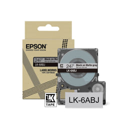 Epson C53S672088 nastro per etichettatrice Nero su grigio LK