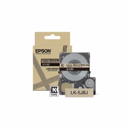 Epson LK-5JBJ, Beige, Nero, Trasferimento termico, Opaco, LabelWorks LW-C410, 1,8 cm