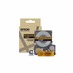 Epson LK-5KBM, Nero, Oro, Trasferimento termico, LabelWorks LW-C410, 1,8 cm