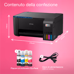 Epson EcoTank ET-2861 Ad inchiostro A4 5760 x 1440 DPI 33 ppm Wi-Fi - Vista aggiuntiva 6