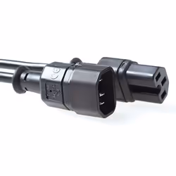 ACT AK5234, 2,5 m, Accoppiatore C14, Accoppiatore C15, H05RN-F, 250 V, 10 A