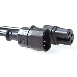 ACT AK5234 cavo di alimentazione Nero 2,5 m Accoppiatore C14 Accoppiatore C15