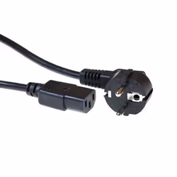 ACT AK5015, 2 m, CEE7/7, Accoppiatore C13, 230 V, 6 A