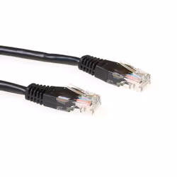 ACT IB8920, 20 m, Cat6, U/UTP (UTP), RJ-45, RJ-45, Nero