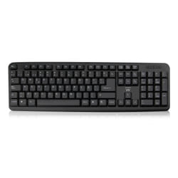 Ewent EW3109 tastiera Universale USB QWERTY Spagnolo Nero