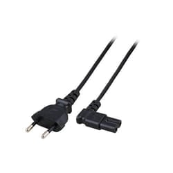 ACT AK5019 cavo di alimentazione Nero 2 m CEE7/16 Accoppiatore C7
