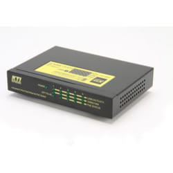 KTI Networks KSD-541-HP switch di rete Non gestito Fast Ethernet (10/100) Supporto Power over Ethernet (PoE) Nero, Giallo