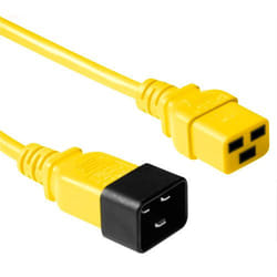 ACT C19 - C20, 0.60m Giallo 0,6 m Accoppiatore C19 Accoppiatore C20