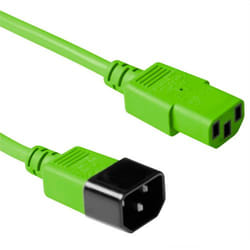ACT C13 - C14, 1.80m Verde 1,8 m Accoppiatore C13 Accoppiatore C14