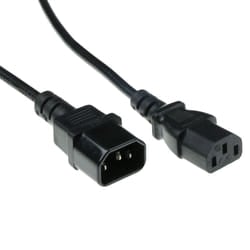 ACT AK5122 cavo di alimentazione Nero 10 m Accoppiatore C14 Accoppiatore C13