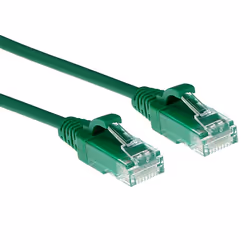ACT DC9701, 1 m, Cat6, U/UTP (UTP), RJ-45, RJ-45, Verde