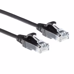 ACT DC9905, 5 m, Cat6, U/UTP (UTP), RJ-45, RJ-45, Nero