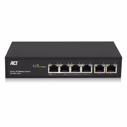 ACT AC4430 switch di rete Non gestito Fast Ethernet (10/100) Supporto Power over Ethernet (PoE) Nero