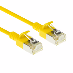 ACT DC7803, 3 m, Cat6a, U/FTP (STP), RJ-45, RJ-45, Giallo