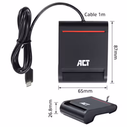 ACT AC6020 lettore di card readers Interno USB USB 2.0 Nero - Vista aggiuntiva 4