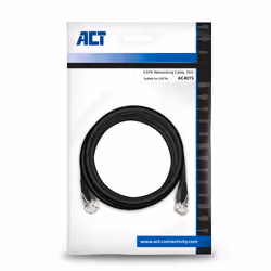 ACT AC4015 cavo di rete Nero 15 m Cat6 U/UTP (UTP) - Vista aggiuntiva 2