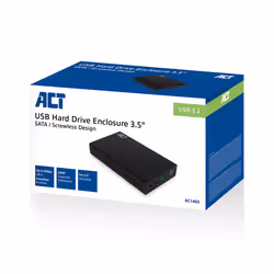 ACT AC1405 contenitore di unità di archiviazione Box esterno HDD/SSD Nero 3.5" - Vista aggiuntiva 6
