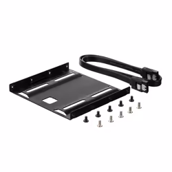 ACT AC1540, Universale, Staffa di montaggio HDD, Metallo, Nero, 2.5", 0,5 m