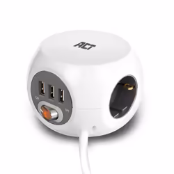 ACT AC2405, 1,5 m, Interno, Tipo F, Type F (CEE 7/4), Ad angolo, 1,5 mm²