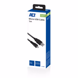 ACT AC3000 cavo USB USB 2.0 1 m USB A Micro-USB B Nero - Vista aggiuntiva 2