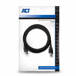 ACT AC3050 cavo USB USB 2.0 1,8 m USB A Mini-USB B Nero