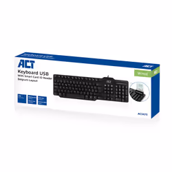 ACT AC5475 tastiera Ufficio USB AZERTY Belga Nero - Vista aggiuntiva 4