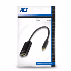 ACT AC7310 cavo e adattatore video 0,15 m USB tipo-C HDMI tipo A (Standard) Nero
