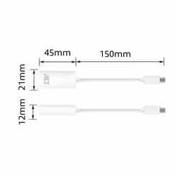 ACT AC7525 cavo e adattatore video 0,15 m Mini DisplayPort HDMI tipo A (Standard) Bianco
