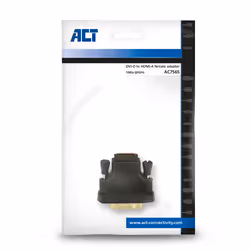 ACT AC7565 adattatore per inversione del genere dei cavi DVI-D HDMI tipo A (Standard) Nero - Vista aggiuntiva 4