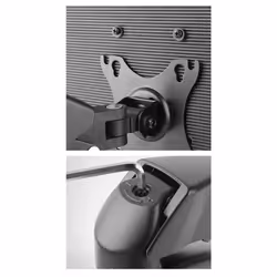 ACT AC8311 Supporti a parete per TV 81,3 cm (32") Scrivania Nero - Vista aggiuntiva 5