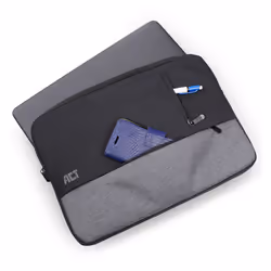 ACT Urban 35,8 cm (14.1") Custodia a tasca Nero, Grigio