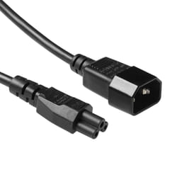 ACT AK5252 cavo di alimentazione Nero 0,25 m IEC C14 IEC C5