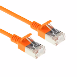 ACT DC7152, 0,25 m, Cat6a, U/FTP (STP), RJ-45, RJ-45, Arancione