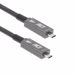 ACT AK4310, 10 m, USB C, USB C, USB 3.2 Gen 2 (3.1 Gen 2), 10 Gbit/s, Nero, Grigio