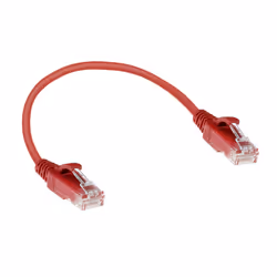 ACT DC9530 cavo di rete Rosso 0,15 m Cat6 U/UTP (UTP)