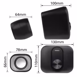 Eminent EM3515 set di altoparlanti 11 W PC/PC portatile Nero 2.1 canali 3 W - Vista aggiuntiva 3
