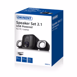 Eminent EM3515 set di altoparlanti 11 W PC/PC portatile Nero 2.1 canali 3 W - Vista aggiuntiva 4