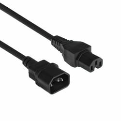 ACT AK5341 cavo di alimentazione Nero 5 m Accoppiatore C14 Accoppiatore C15