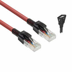 ACT FB5551 cavo di rete Rosso 1,5 m Cat6a U/UTP (UTP)