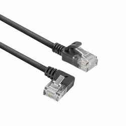 ACT DC1902, 2 m, Cat6a, U/UTP (UTP), RJ-45, RJ-45, Nero