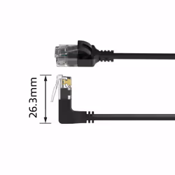 ACT DC4905 cavo di rete Nero 5 m Cat6a U/UTP (UTP)