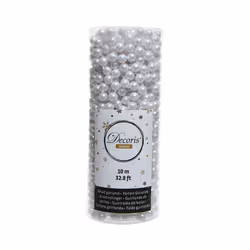 Perline decorative Noel 10m, colore bianco neve. . . . Indice di protezione IP : IP20 Colore : Bianco Certificazione : QUESTO ...