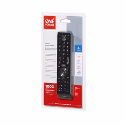 One For All Comfort Essence 4 telecomando IR Wireless TV, Set-top box TV, DVD/Blu-ray Pulsanti - Vista aggiuntiva 4
