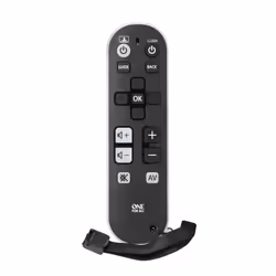 One For All Comfort URC6810, TV, IR Wireless, Pulsanti, Ricaricabile, Bianco, Nero