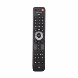 One For All Advanced Evolve 2, TV, Set-top box TV, IR Wireless, Pulsanti, Nero