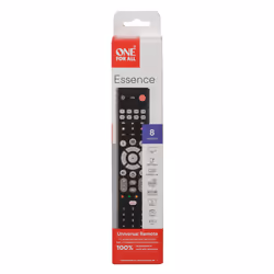 One For All Essence Basic 8 telecomando IR Wireless Audio, DVD/Blu-ray, Game console, Altoparlante Soundbar, TV Pulsanti