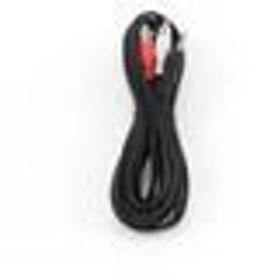 Gembird 5m, 3.5mm/2xRCA, M/M cavo audio Nero, Rosso, Bianco