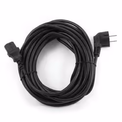 Gembird PC-186-VDE-10M cavo di alimentazione Nero CEE7/4 Accoppiatore C14